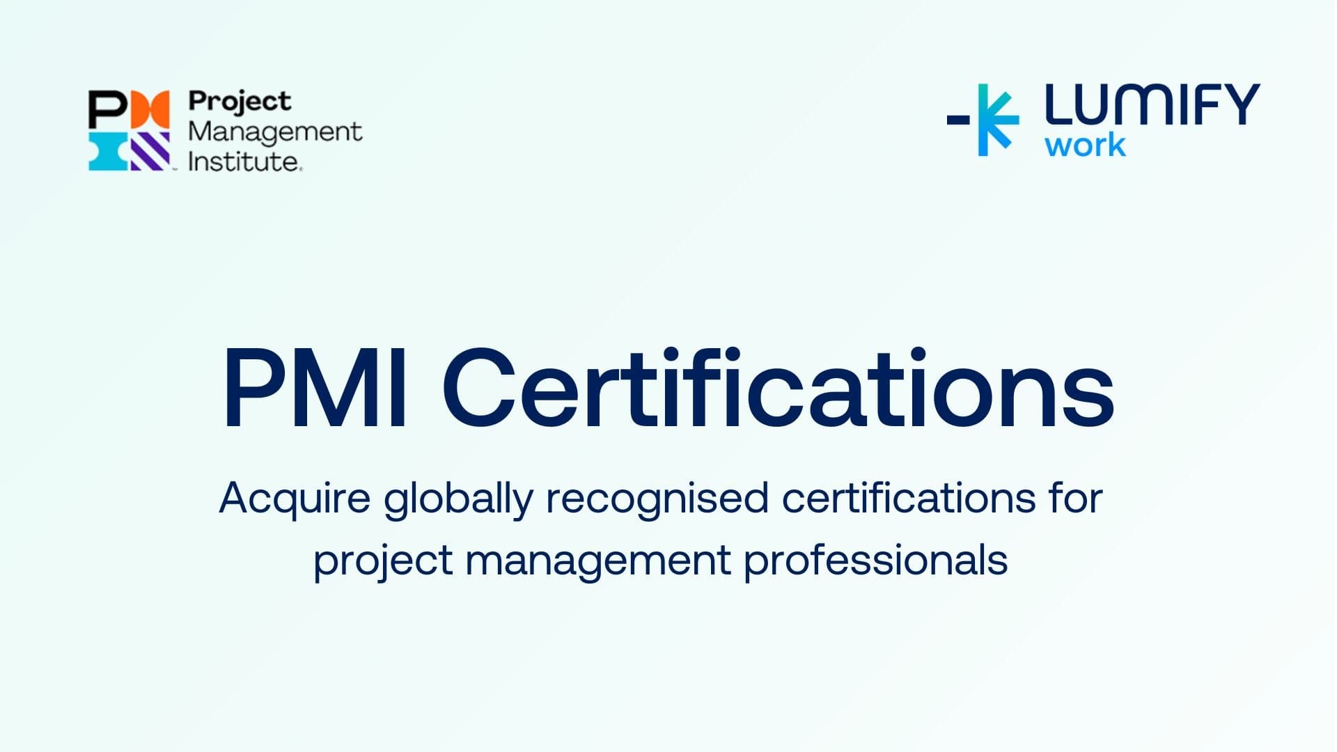 PMI certifications